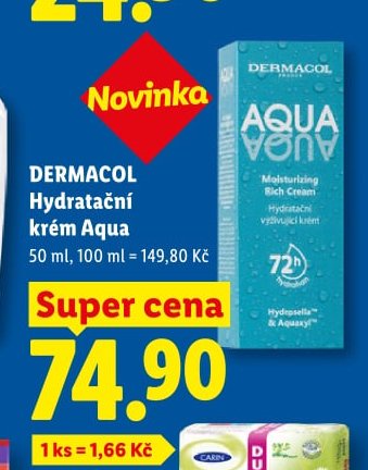 DERMACOL Hydratační krém Aqua