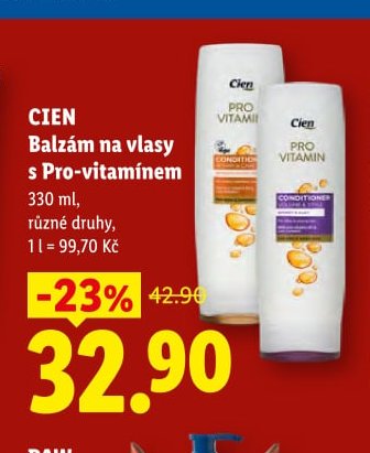 CIEN Balzám na vlasy s Pro-vitamínem