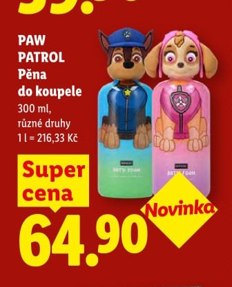 PAW PATROL Pěna do koupele