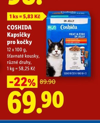 COSHIDA Kapsičky pro kočky