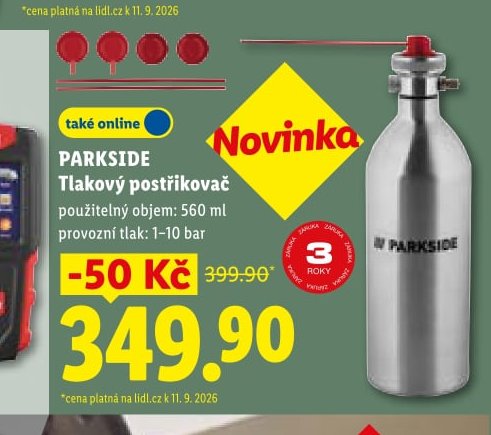 PARKSIDE Tlakový postřikovač