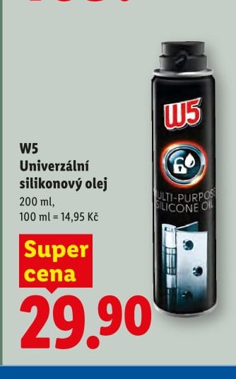 W5 Univerzální silikonový olej