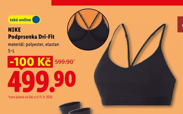 NIKE Podprsenka Dri-Fit