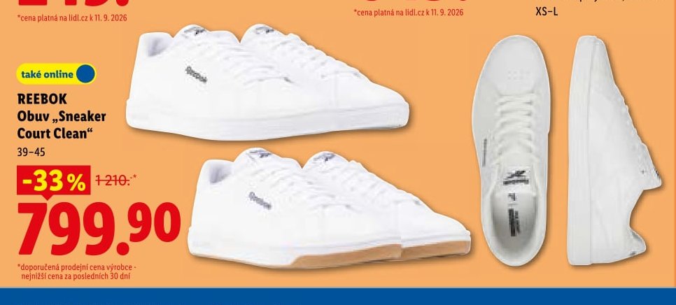 REEBOK Obuv „Sneaker Court Clean“