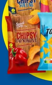 Snack Day Chipsy paprikové