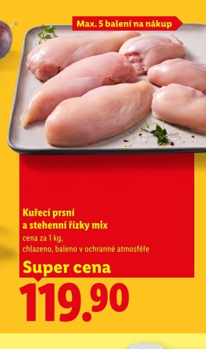 Kuřecí prsní a stehenní řízky mix