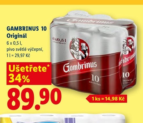 Gambrinus 10 Originál