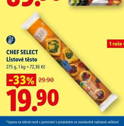 Chef Select Listové těsto