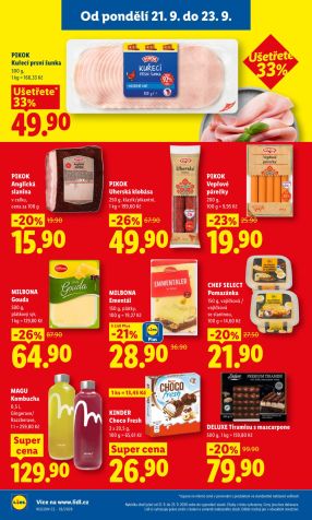 aktuální leták Lidl 21.9.2026-23.9.2026