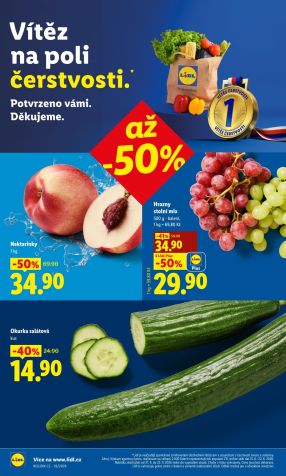 aktuální leták Lidl 21.9.2026-23.9.2026