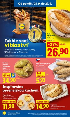 aktuální leták Lidl 21.9.2026-23.9.2026