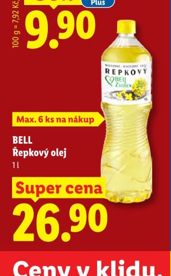 Bell Řepkový olej 1 l