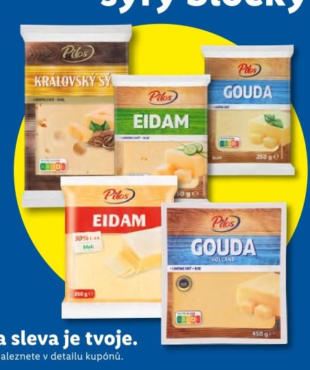 PILOS sýry bločky