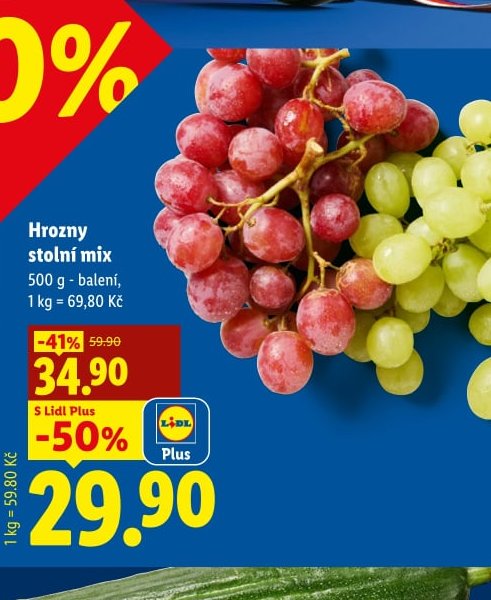 Hrozny stolní mix 500 g