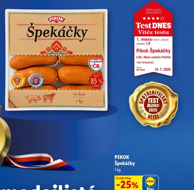 Pikok Špekáčky 1 kg