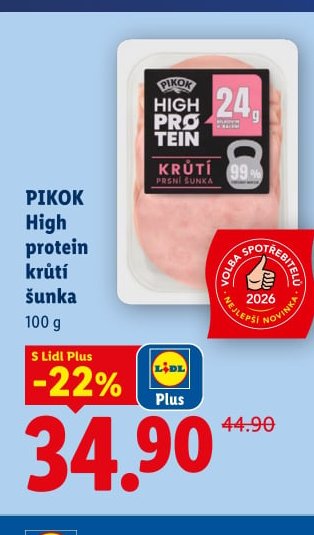 Pikok High protein krůtí šunka 100 g