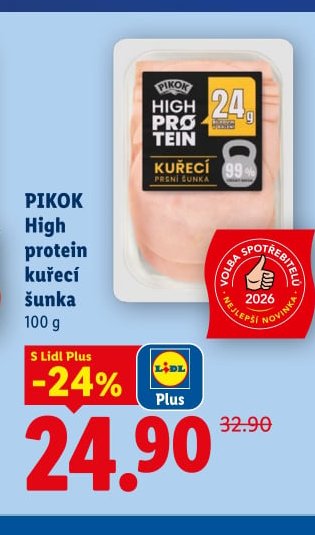 Pikok High protein kuřecí šunka 100 g