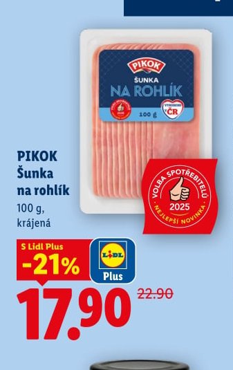 PIKOK Šunka na rohlík