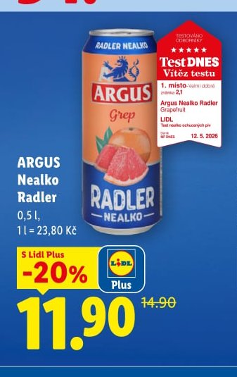 ARGUS Nealko Radler