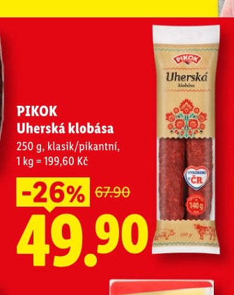PIKOK Uherská klobása