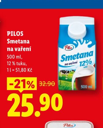 PILOS Smetana na vaření
