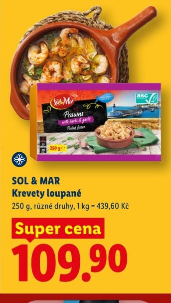 SOL & MAR Krevety loupané