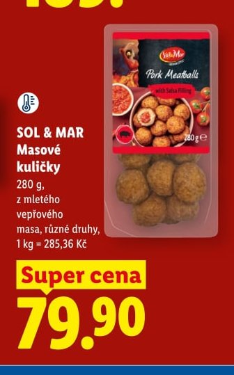 SOL & MAR Masové kuličky