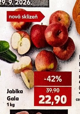 Jablka Gala