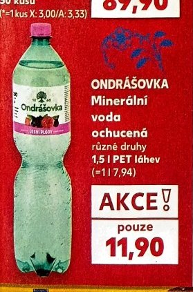 ONDRÁŠOVKA Minerální voda