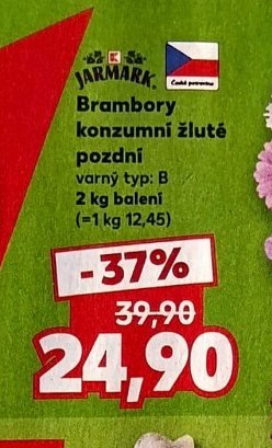 Brambory konzumní žluté