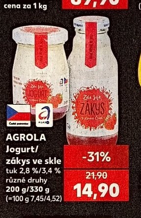 AGROLA Jogurt/zákys ve skle