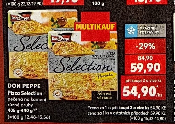 DON PEPPE Pizza Selection