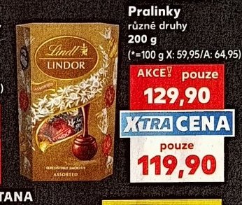 Lindt Lindor Pralinky
