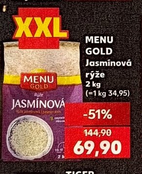 Menu Gold jasmínová rýže