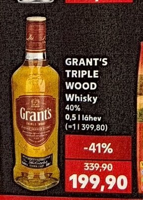 Grant's Triple Wood whisky