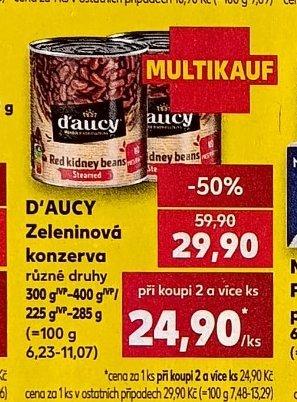 D'aucy Zeleninová konzerva 300 g - 400 g / 285 g