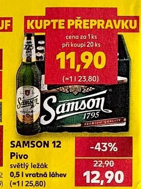 Samson 12 Pivo 0,5 l