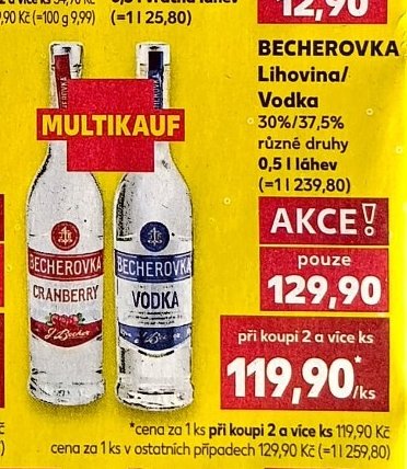 Becherovka Lihovina / Vodka 0,5 l