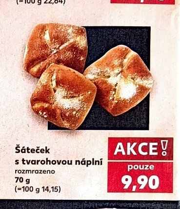 Šáteček s tvarohovou náplní