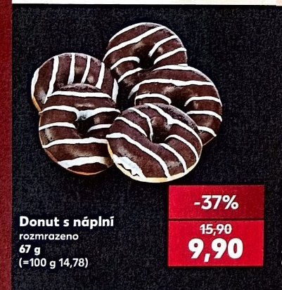 Donut s náplní