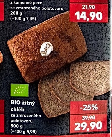 BIO žitný chléb