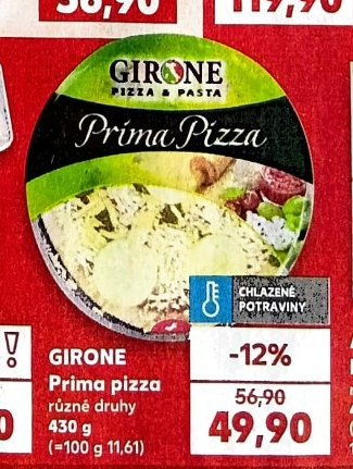 Girone Prima pizza