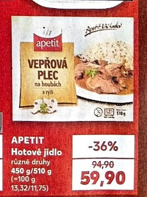 Apetit Hotové jídlo