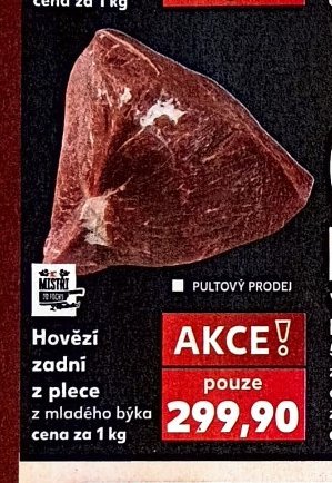 Hovězí zadní z plece