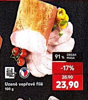 Uzené vepřové filé
