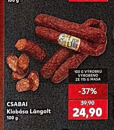 CSABAI Klobása Lángolt