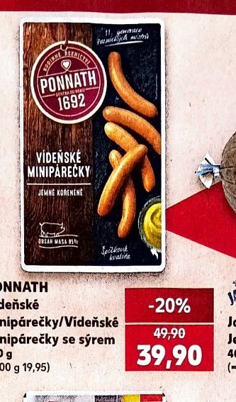 PONNATH Vídeňské minipárečky