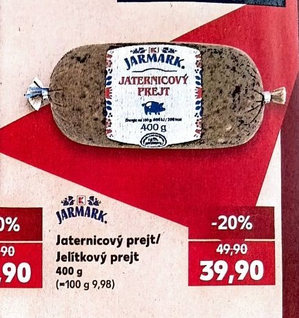 JARMARK Jaternicový prejt / Jelítkový prejt