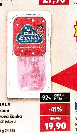 VAHALA Bambini vepřová šunka