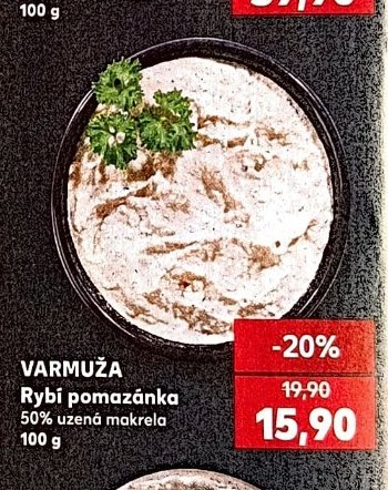 VARMUŽA Rybí pomazánka